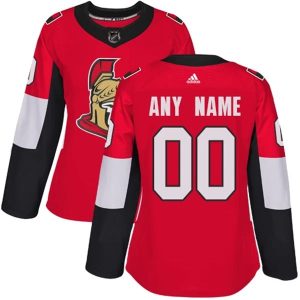 Damen Ottawa Senators Trikot Benutzerdefinierte Rot Authentic